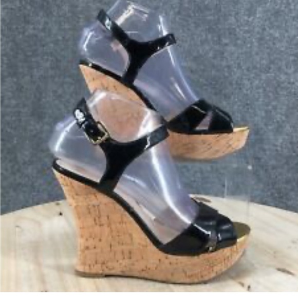 Heart in D brand wedge shoes cork 7.5 - Picture 1 of 8